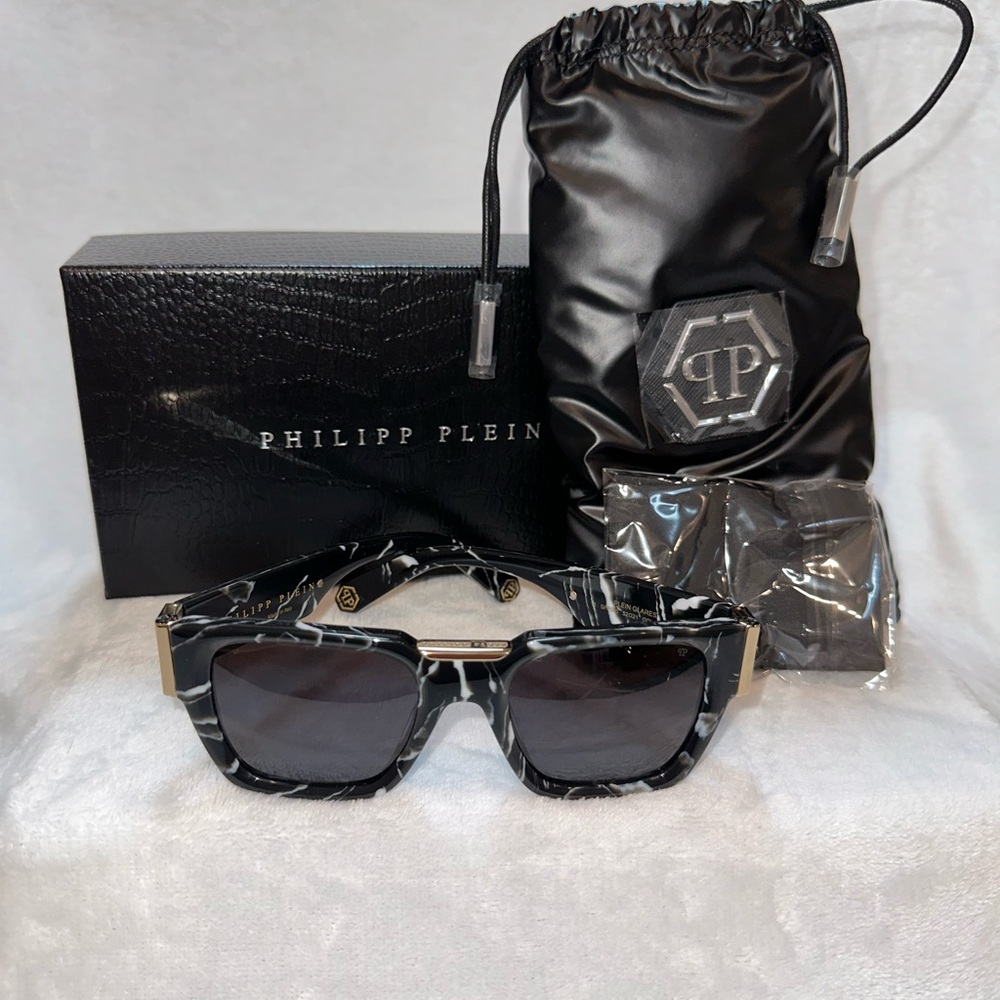 ✨PHILIPP PLEIN “Plein Glares” SPP095 Sunglasses✨